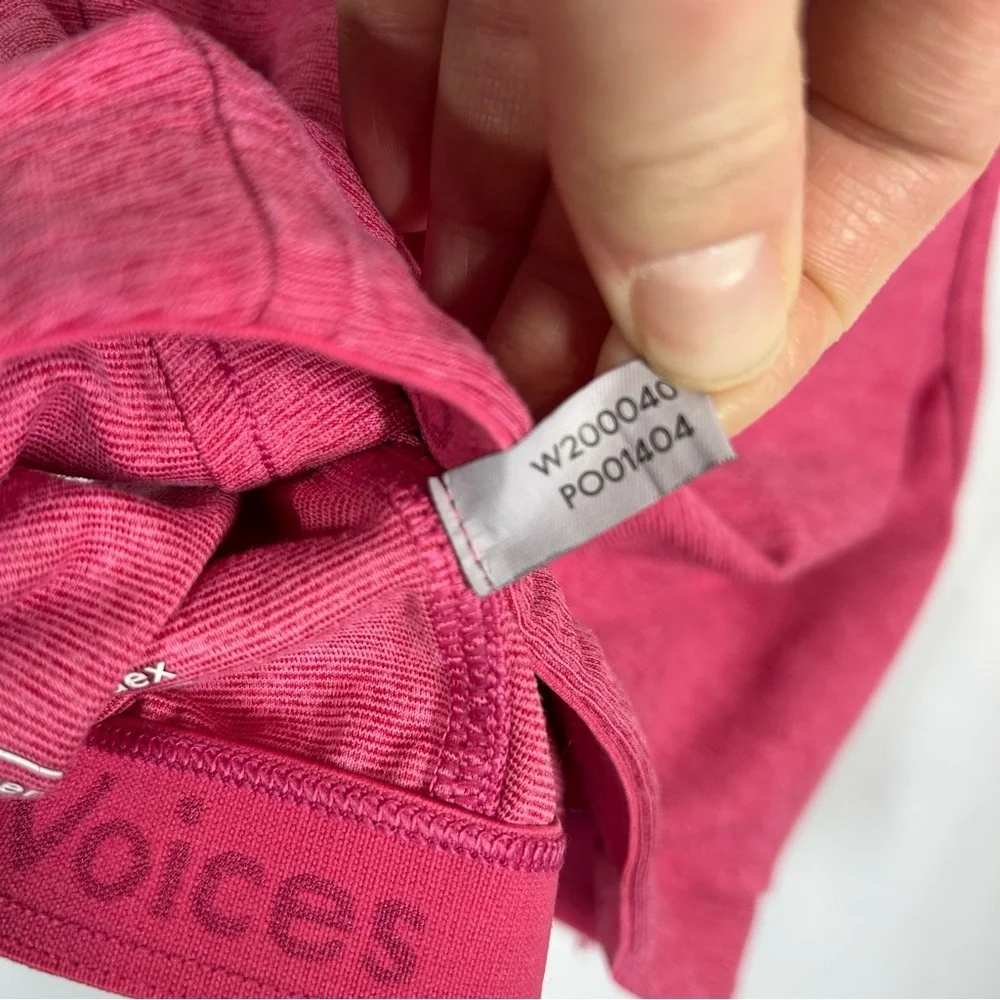 Outdoor Voices | Pink High Neck Sports Bra Non Padded Women’s Size Small